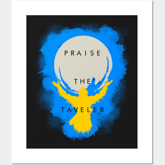 Praise the Traveler Wall Art by KlausHplus